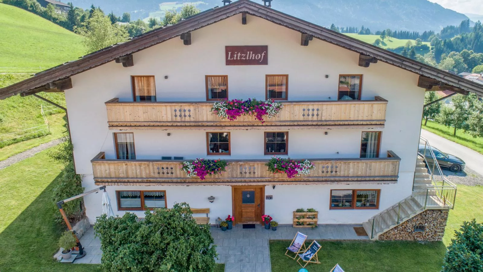 Kraftplatz am Litzlhof-Buitenkant zomer