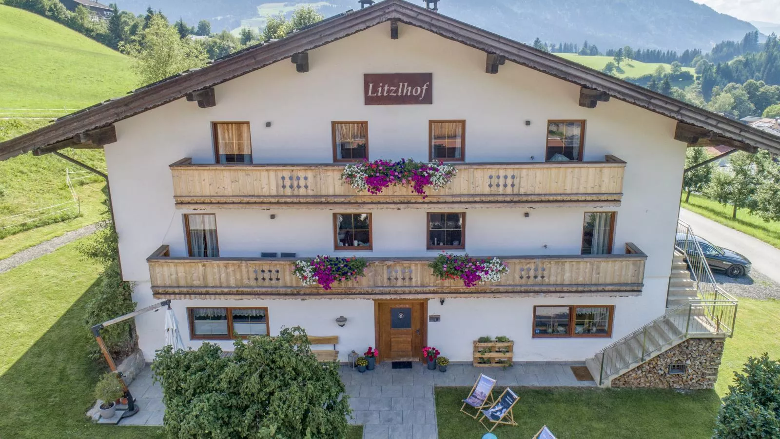 Kraftplatz am Litzlhof Large-Buitenkant zomer