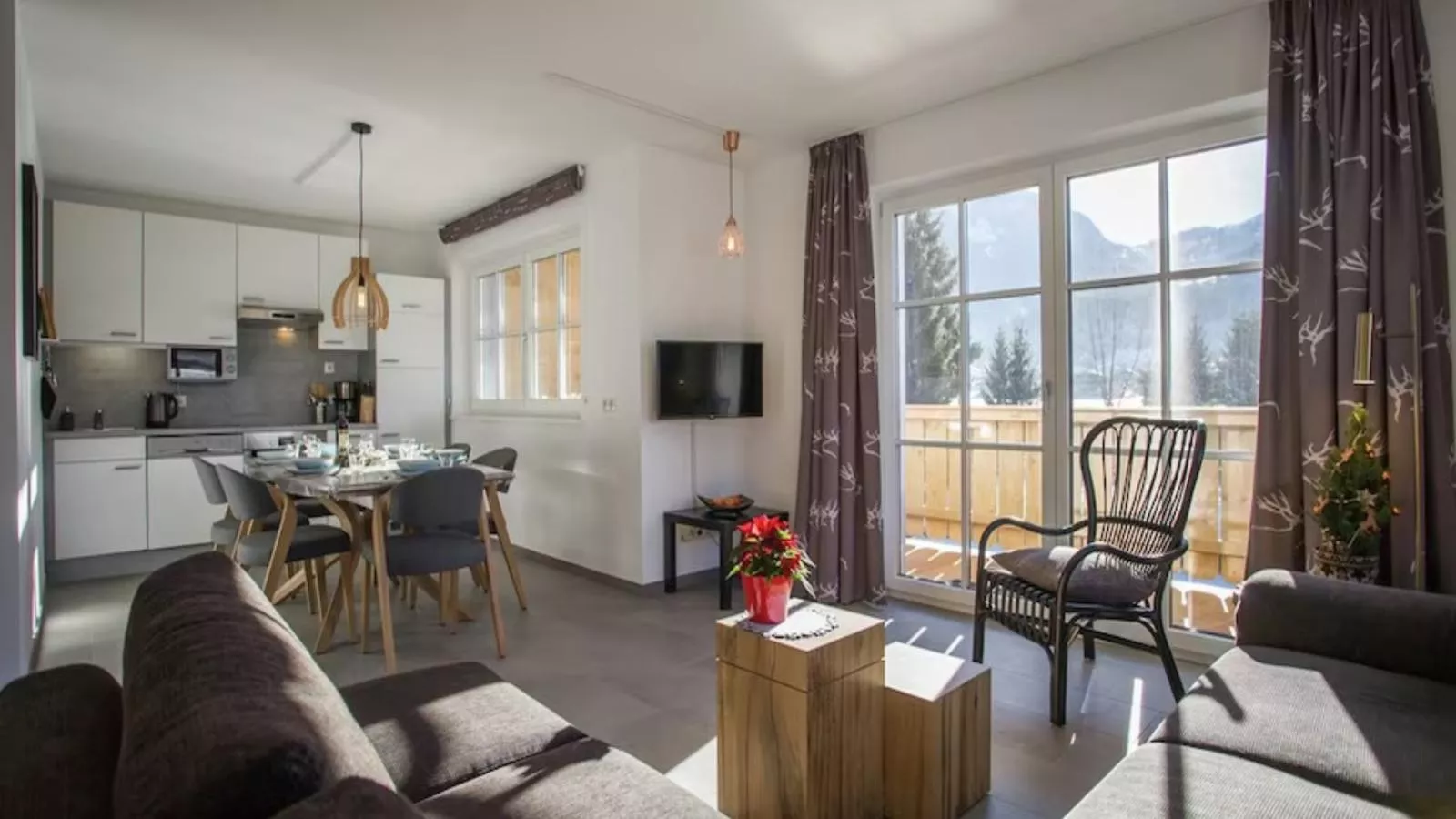 Edelalm Residenz Top 4-Woonkamer