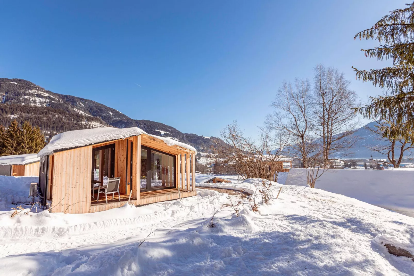 Chalets & Glamping Nassfeld 2-Exterieur winter