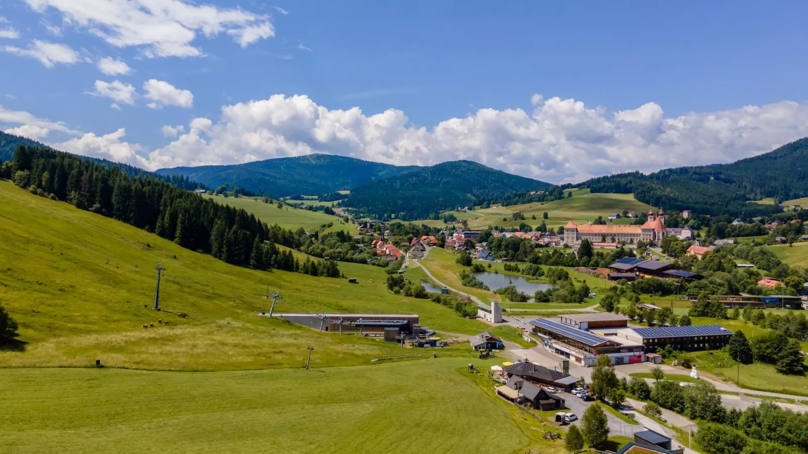 Grebenzen Lodge 55-Gebieden zomer 5km