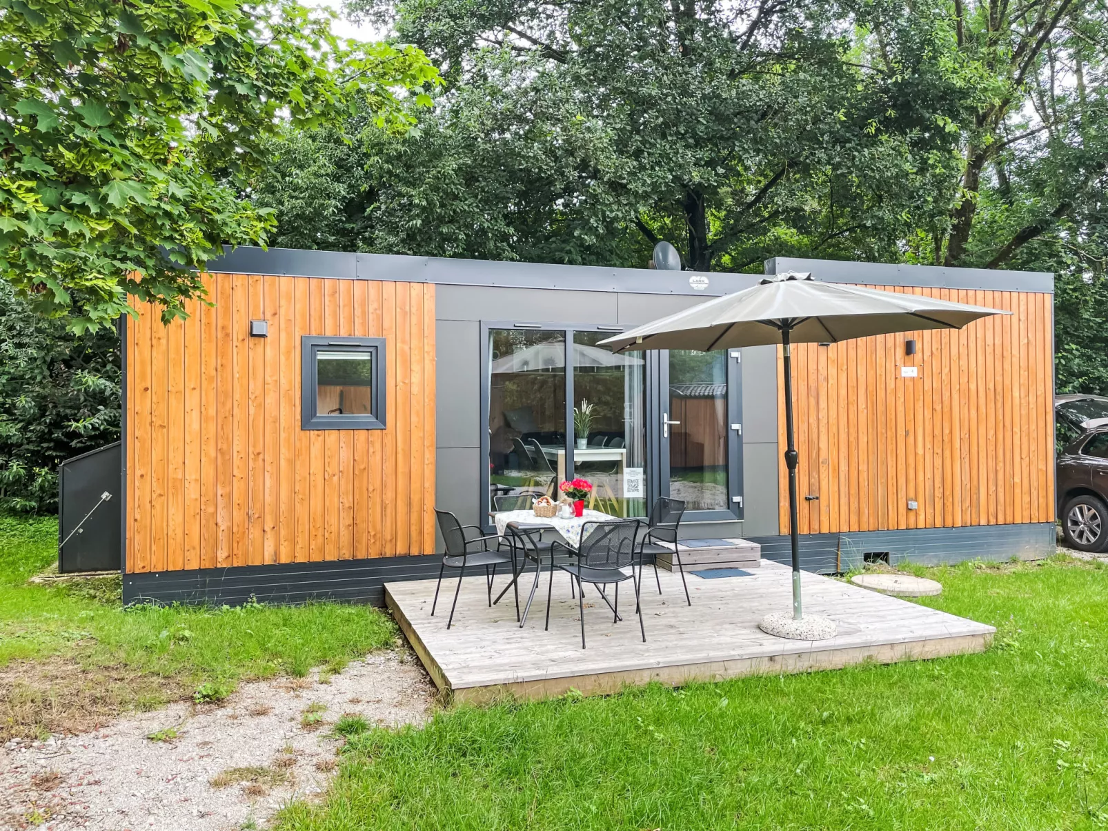 Tiny Haus Sunside Gardenlounge-Buiten