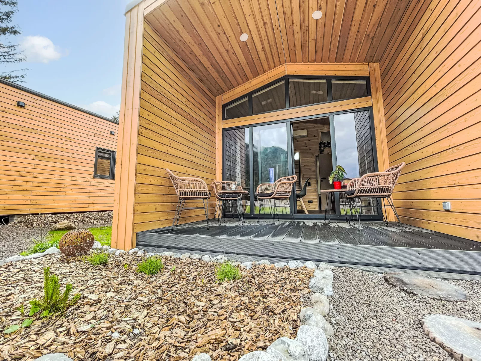 Tiny Haus Weitblick Wendelstein-Buiten