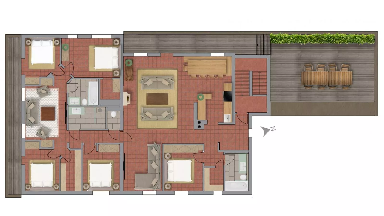 Family Hideout-Plattegrond