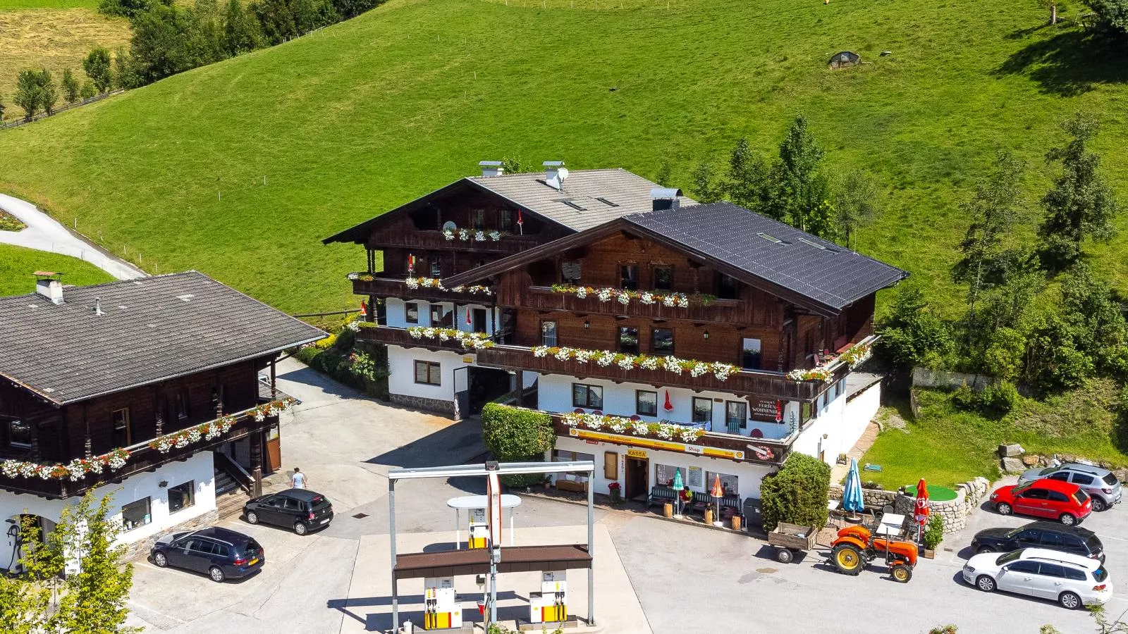 Appartements Zellner-Uitzicht zomer