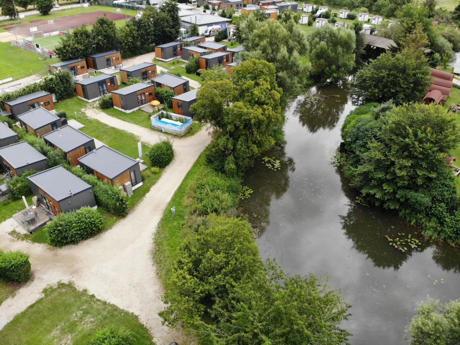 Tiny Haus Altmühlblick-Buiten