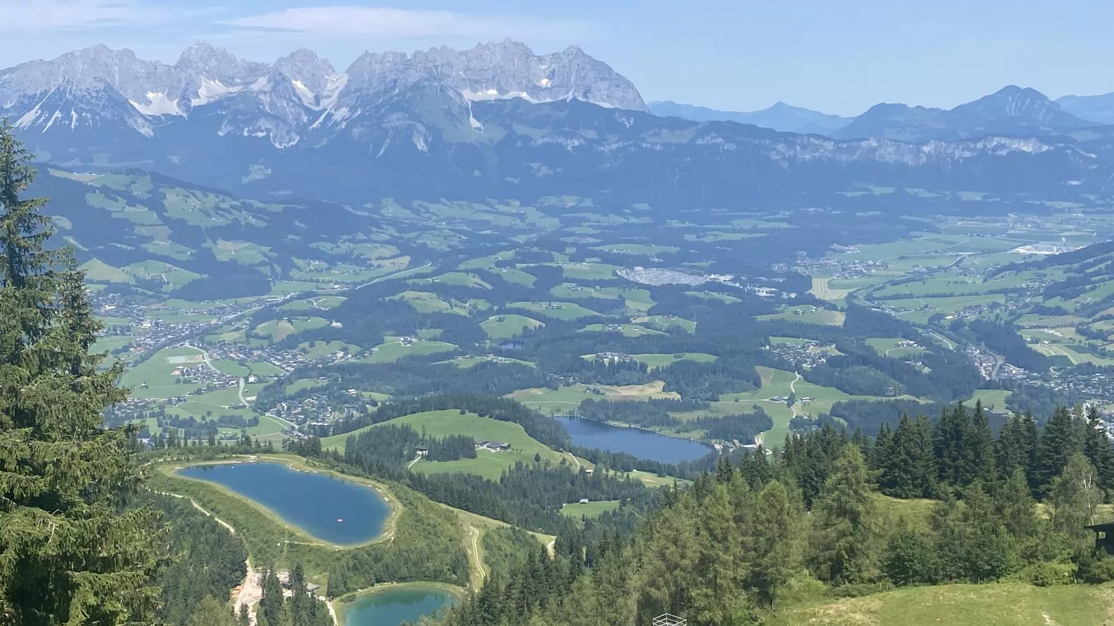 Kaiserblick-Gebieden zomer 5km