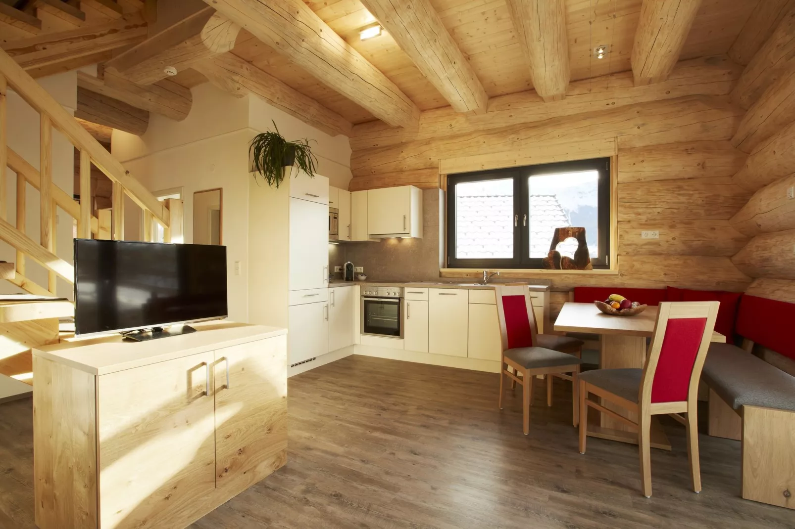 Chalet Frommes-Woonkamer