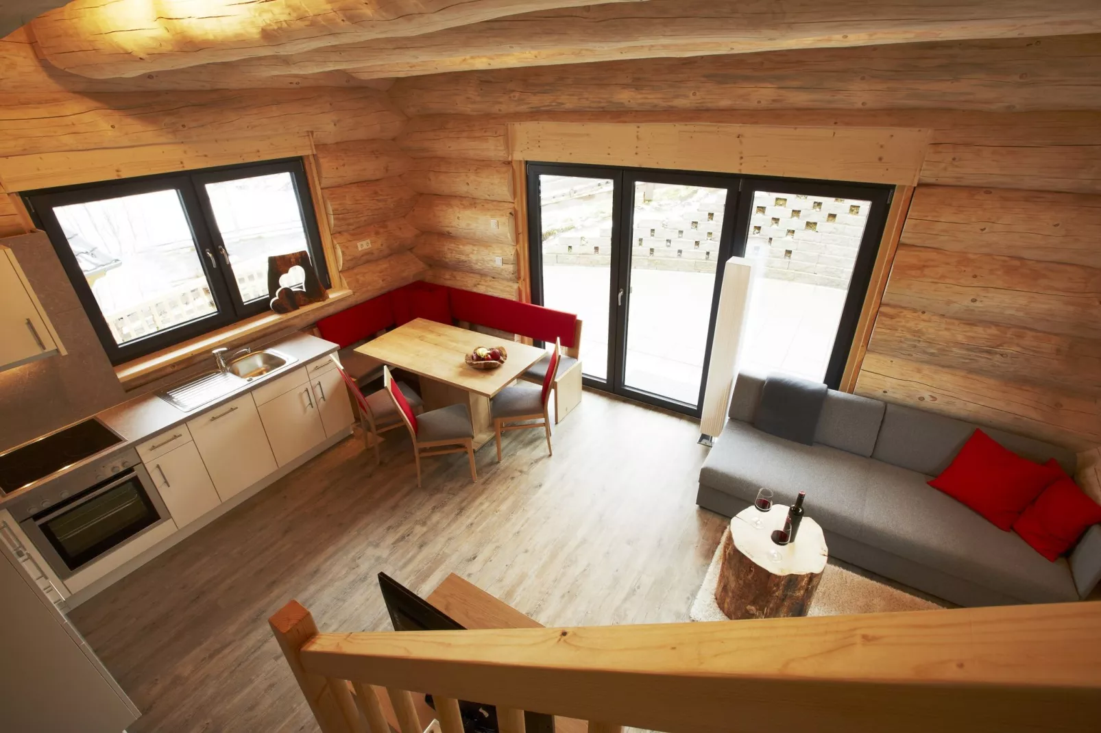 Chalet Frommes-Woonkamer