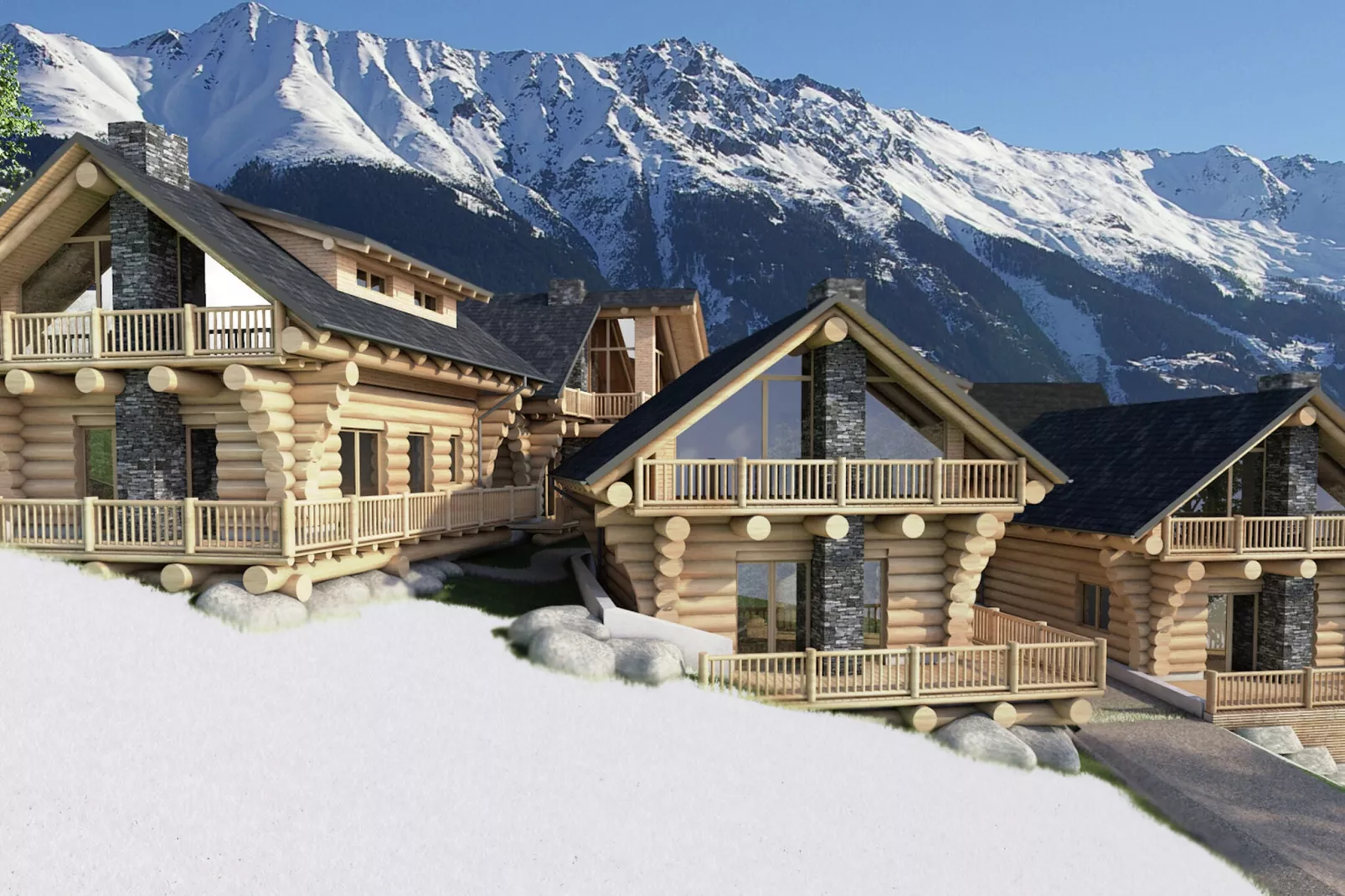 Chalet Faltri-Exterieur winter