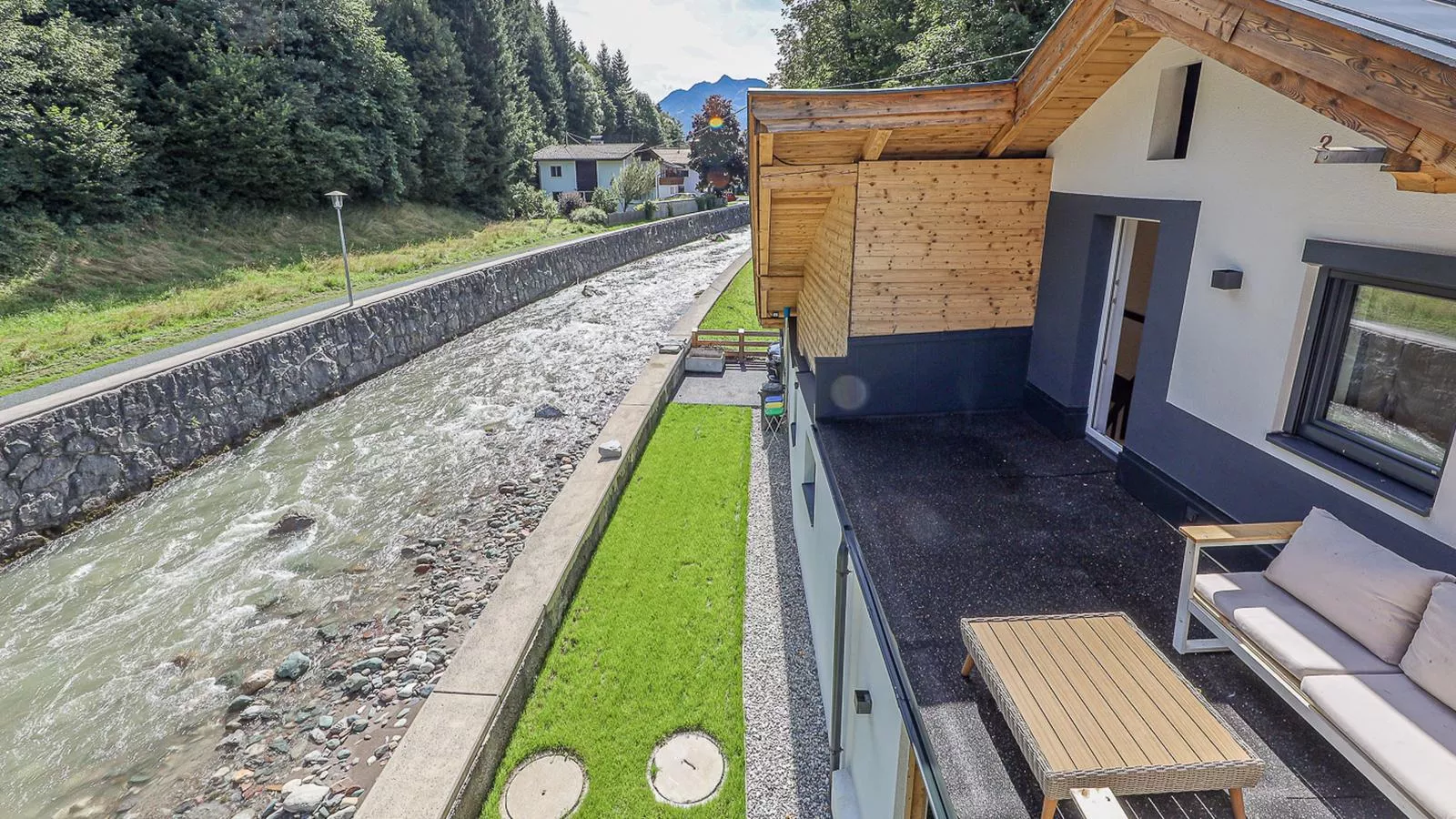 Chalet Hornblick-Terrasbalkon