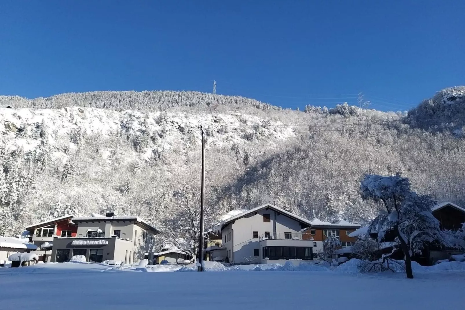 Hof Achenrainer-Uitzicht winter