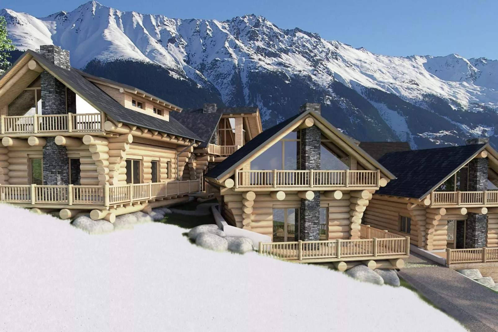 Chalet Lawens-Exterieur winter