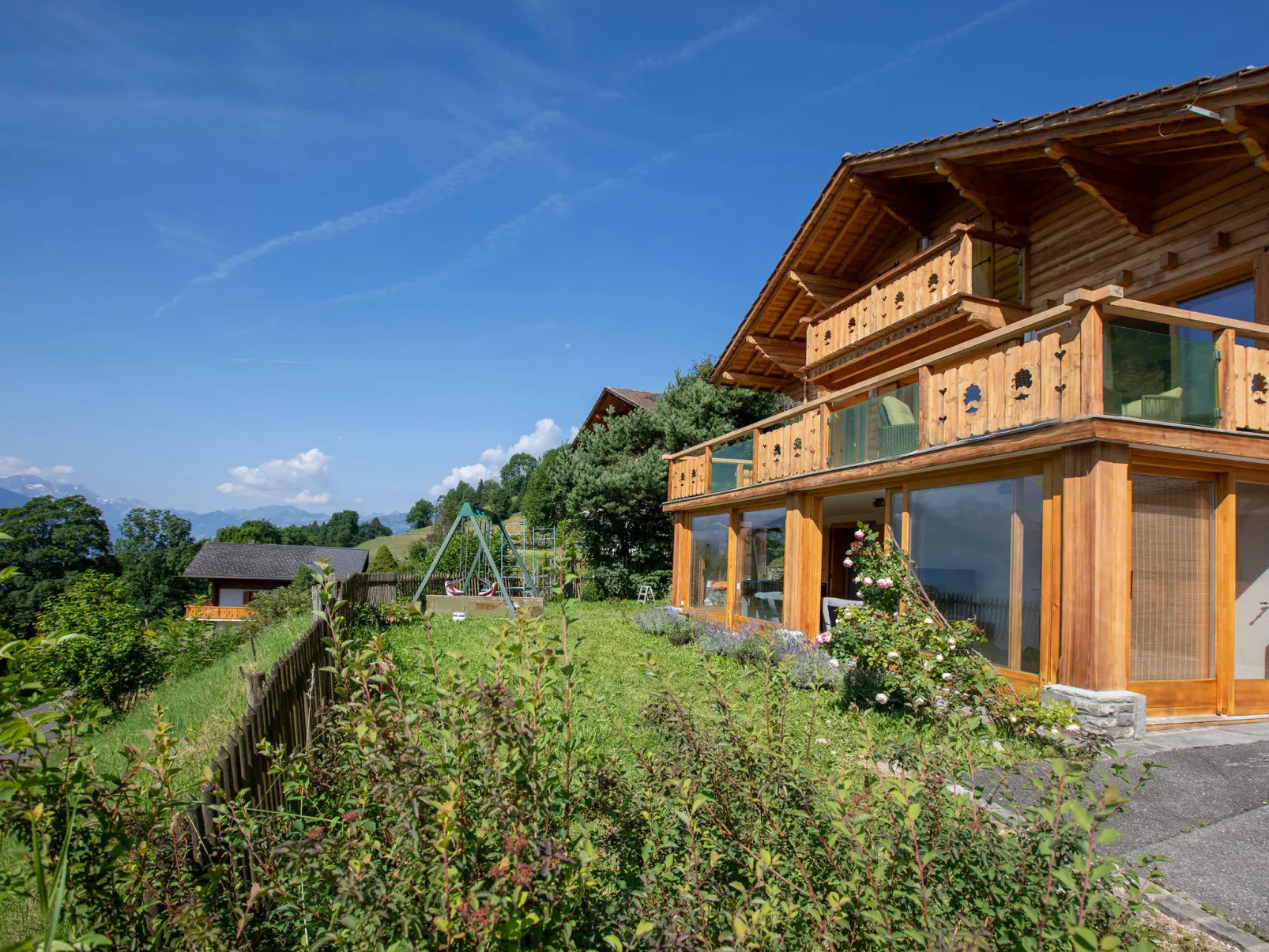 Chalet Domino-Buiten