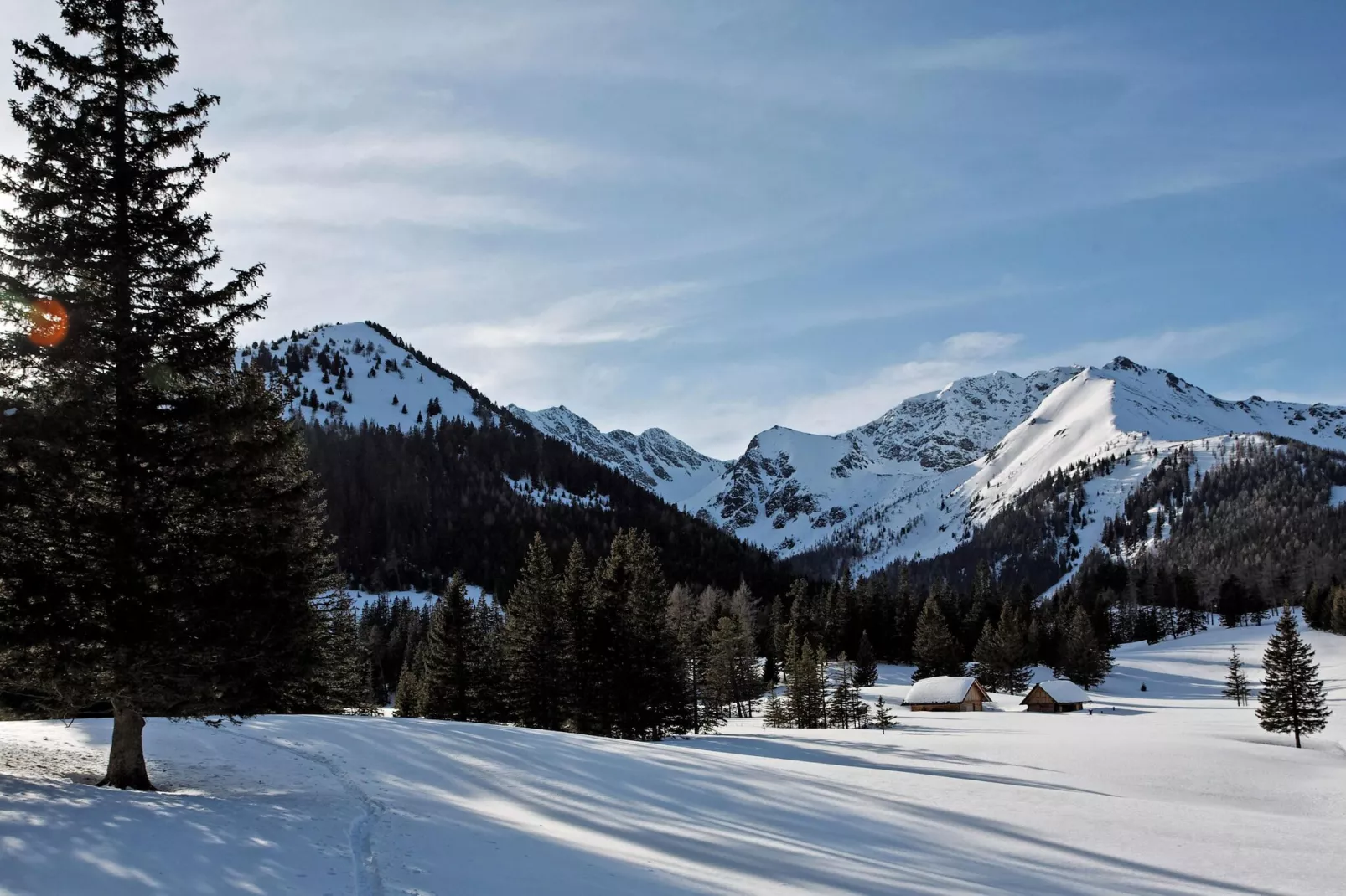 Almdorf Hohentauern 43-Gebied winter 1km