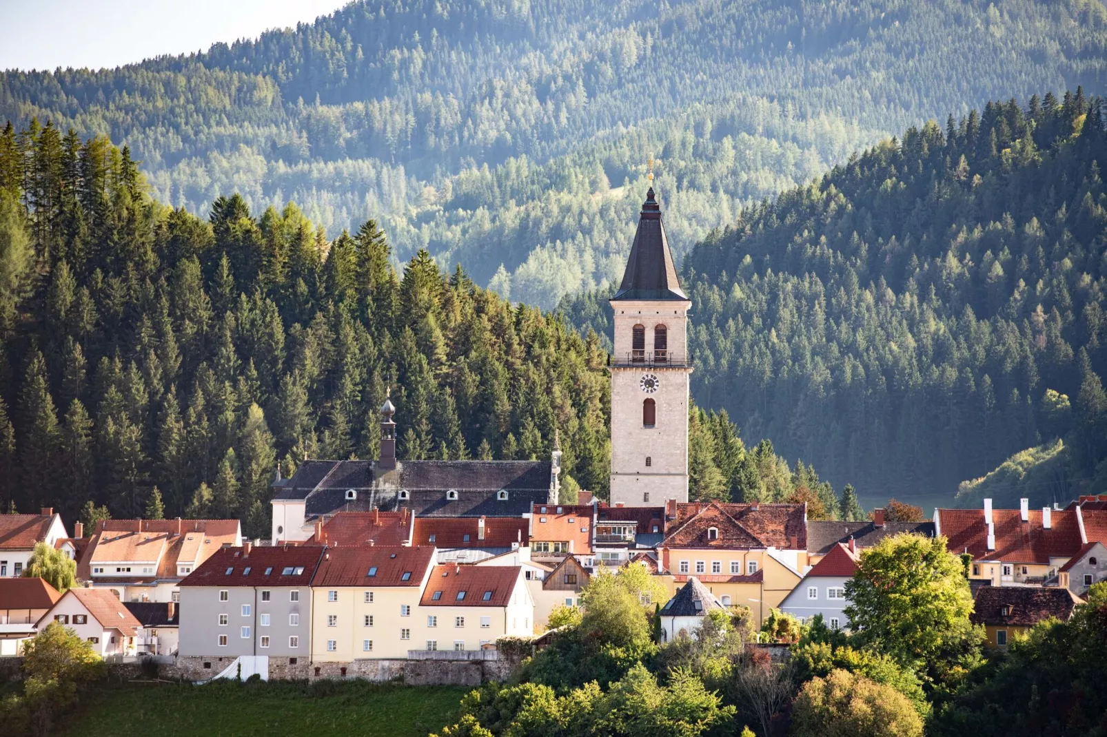 Almdorf Hohentauern 48-Gebied winter 1km