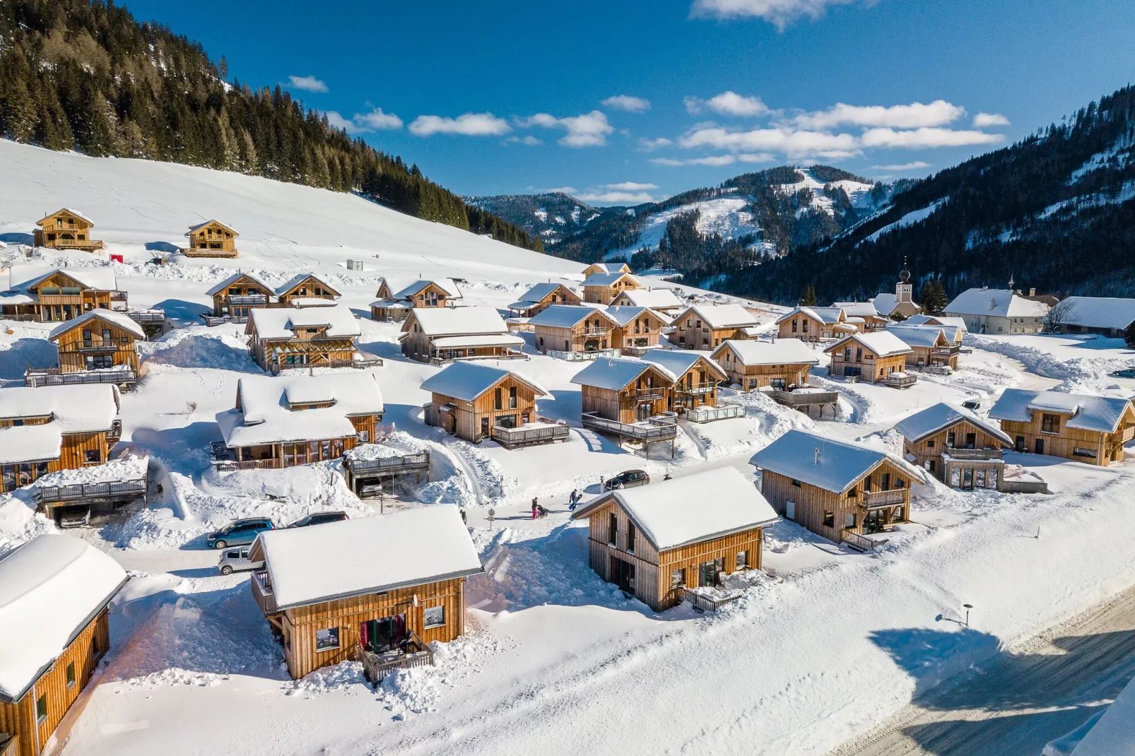 Almdorf Hohentauern 2-Uitzicht winter