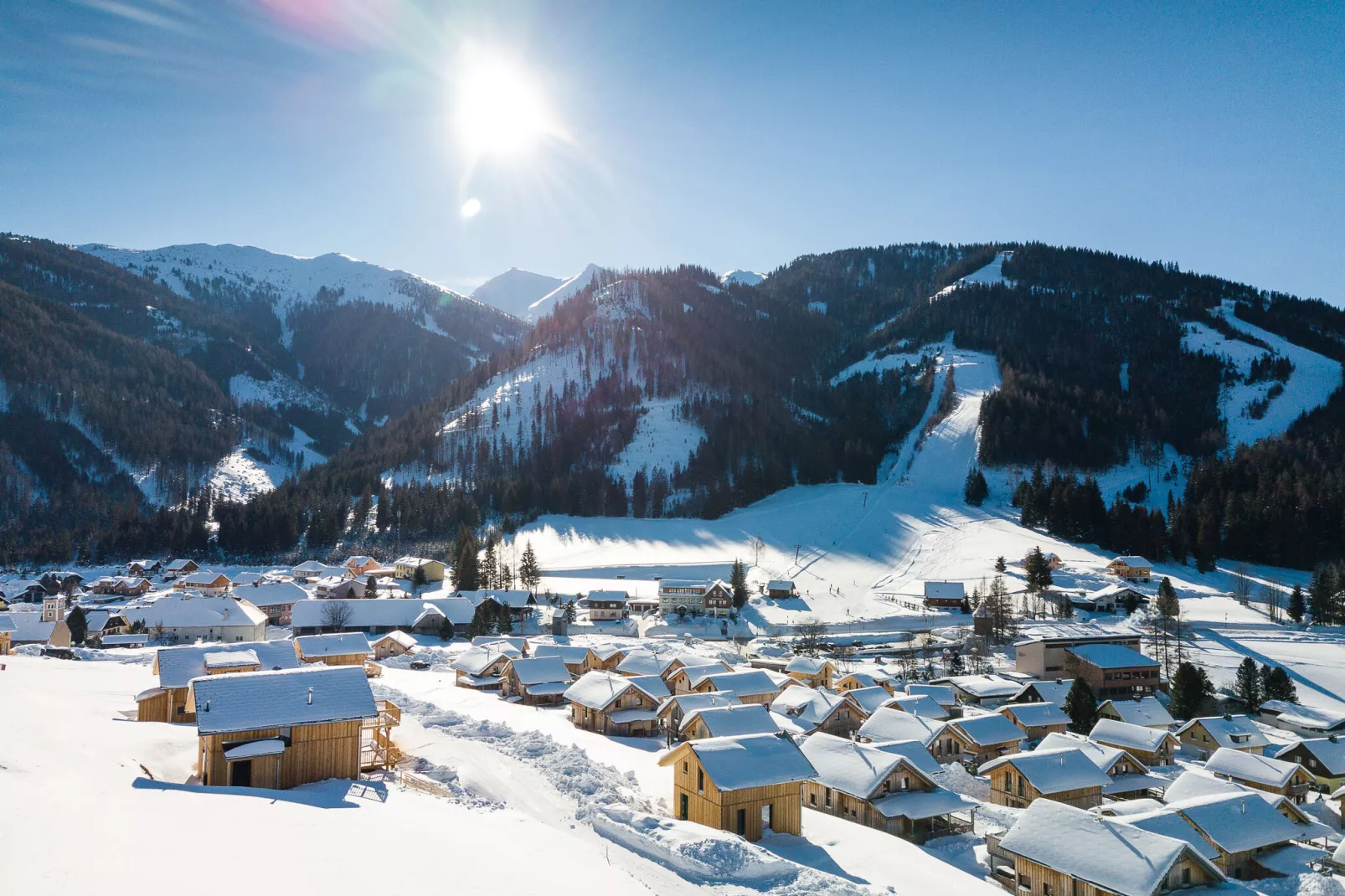 Almdorf Hohentauern 57-Uitzicht winter