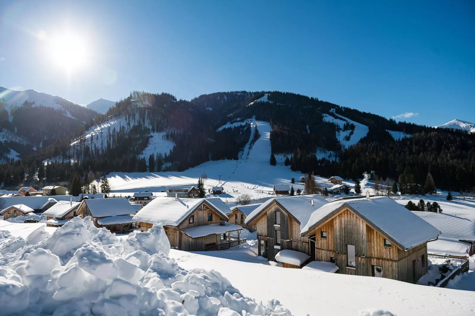 Almdorf Hohentauern 55-Gebied winter 1km