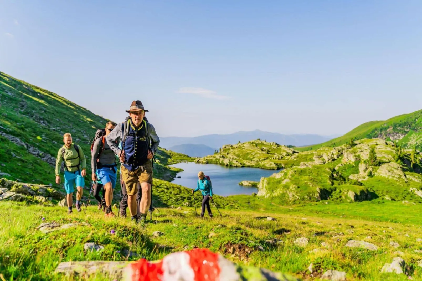 Alpenpark Turrach 35-Gebieden zomer 20km