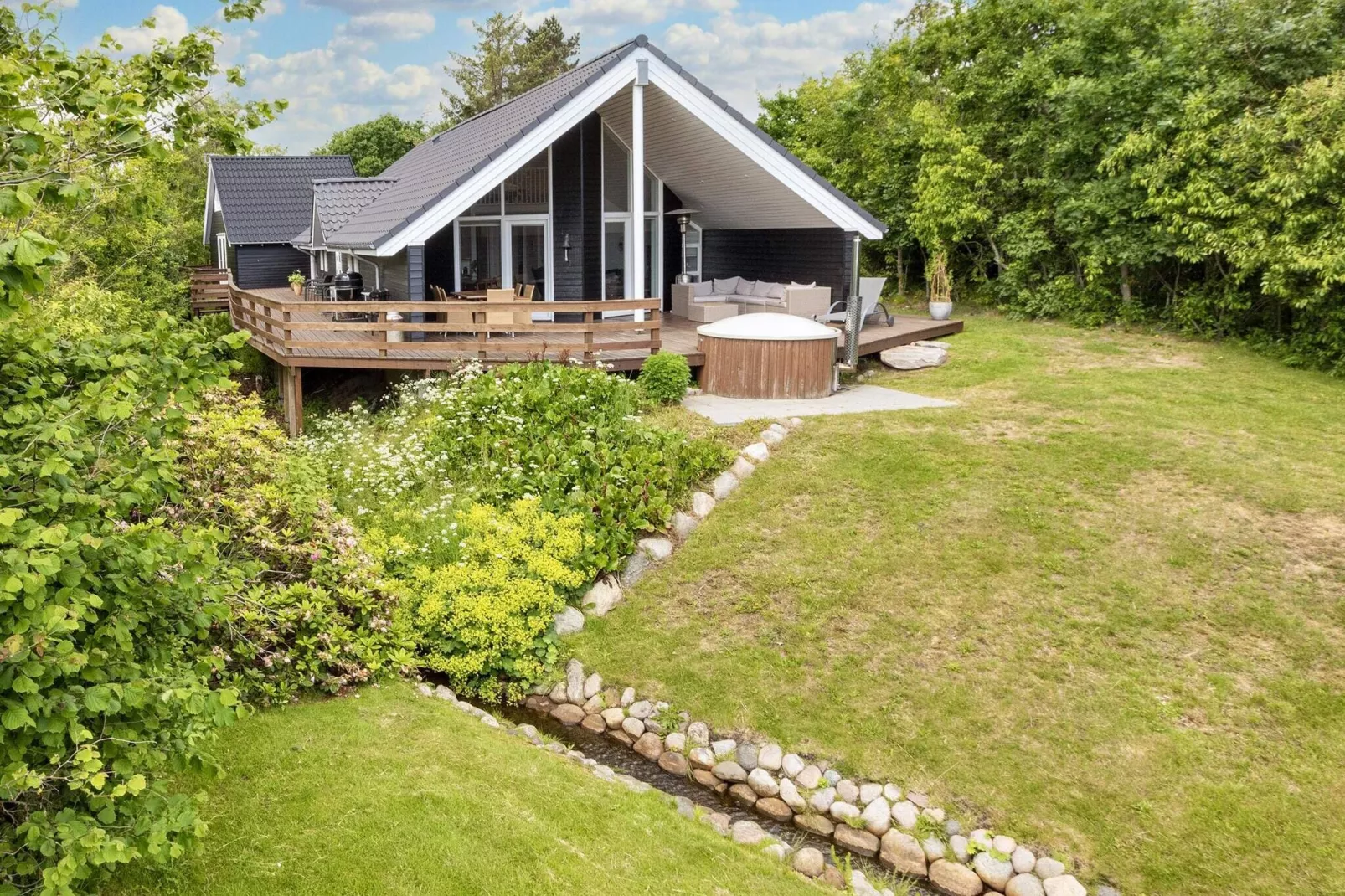 5 sterren vakantie huis in Hadsund-Buitenlucht