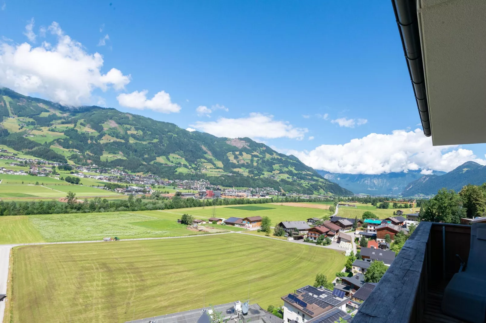 Appartement Wiedersberghorn-Uitzicht zomer