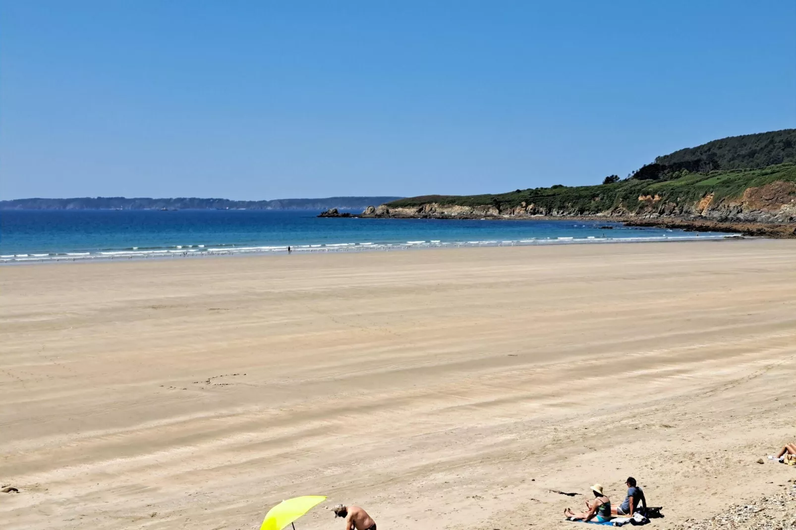 180° Panorama Meerblick Ferienhaus Telgruc-sur-Mer-Gebieden zomer 1km