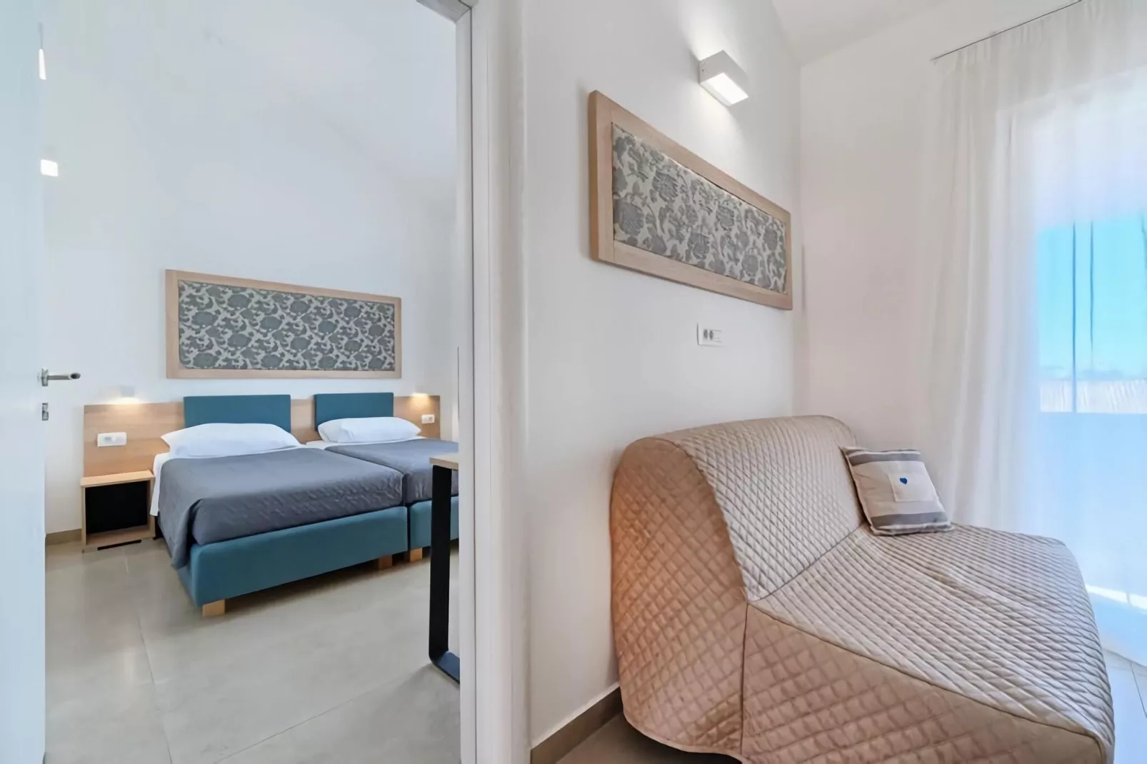 Apartments Medena Trogir - Seget Donji - A2plus1 Superior ca 42 qm für 3 Pers-Slaapkamer