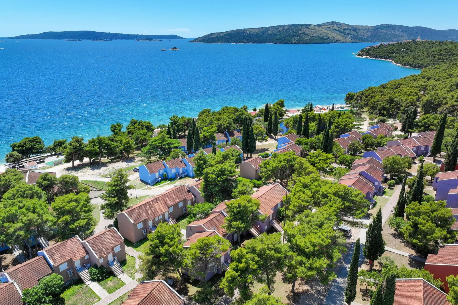 Apartments Medena Trogir - Seget Donji - A2plus1 Superior ca 42 qm für 3 Pers-Uitzicht