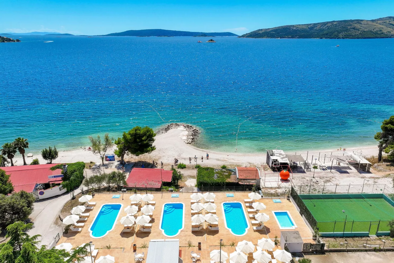 Apartments Medena Trogir - Seget Donji - A2plus1 Superior ca 42 qm für 3 Pers-Waterzicht