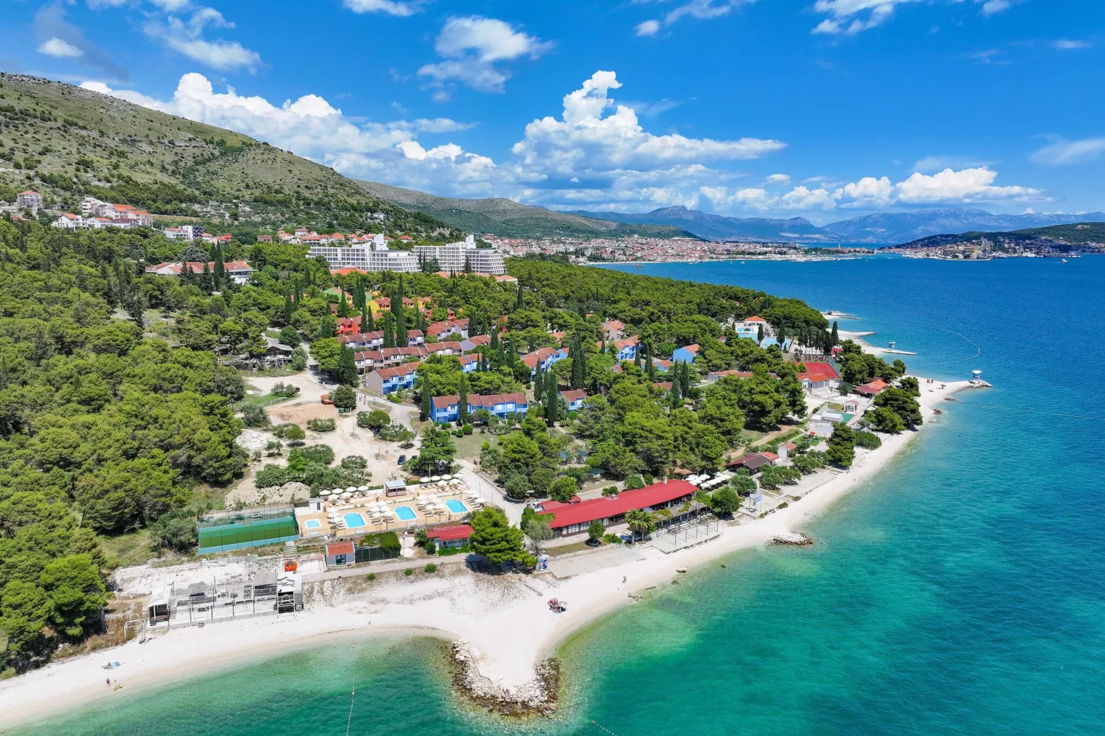 Apartments Medena Trogir - Seget Donji - B4plus1 Superior ca 46 qm für 5 Pers-Uitzicht