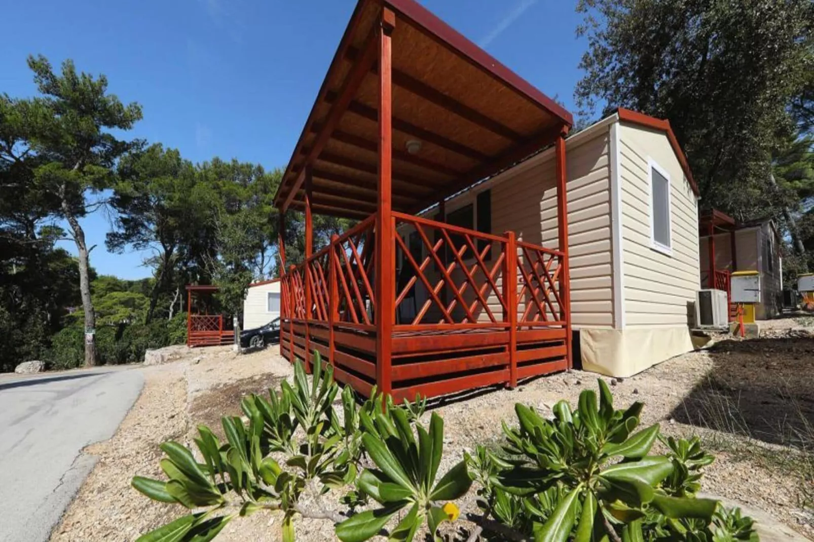 Mobile Homes Soline, Biograd-Dalmatia Plus-Buitenkant zomer