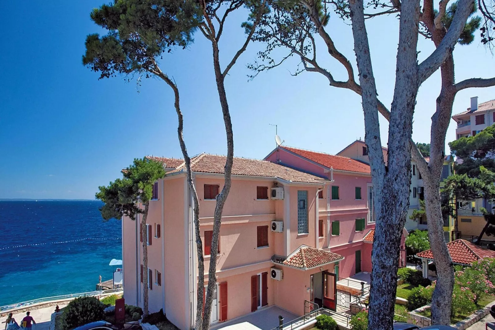 Apartments Punta, Veli Losinj-A2 (2+2), ca. 45 qm, für 4 Pers.-Buitenkant zomer