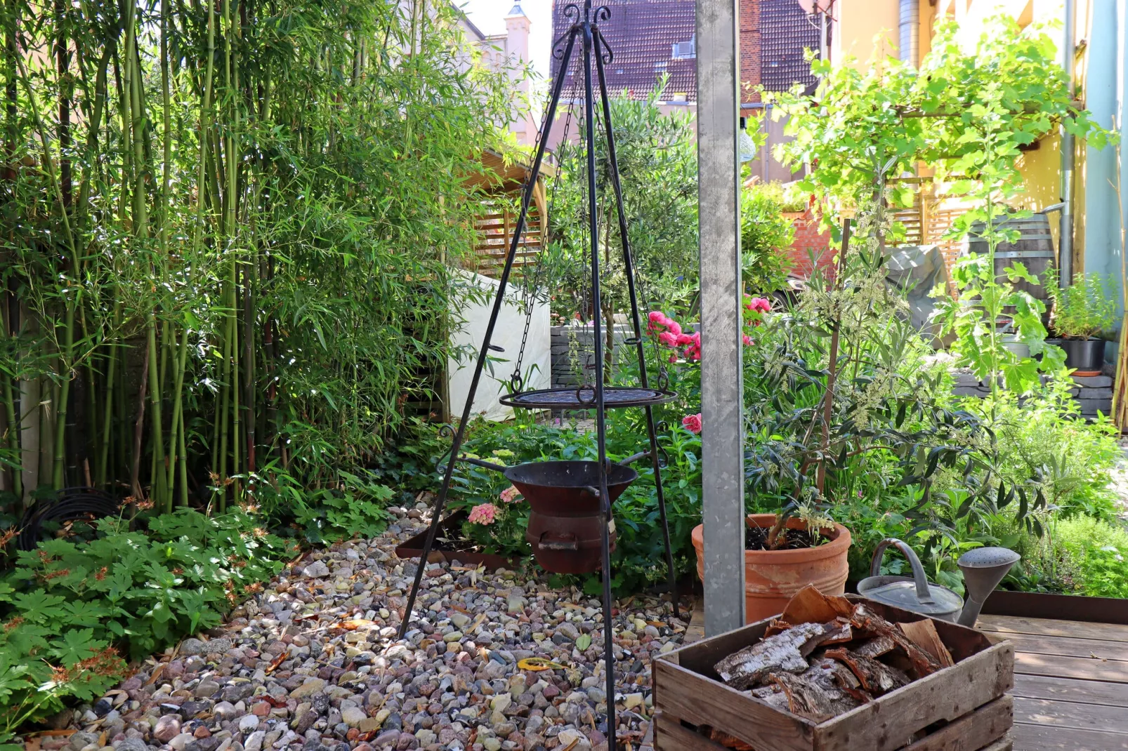 Backbord Hansestadt Wismar mit Terrasse-Terrasbalkon