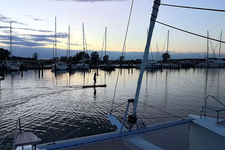 Am Yachthafen 4 Knauer-Gebieden zomer 1km