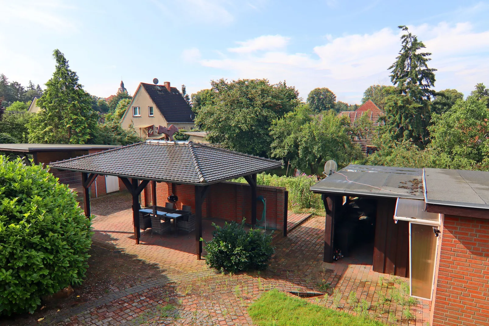 Ferienhaus Solitude-Uitzicht zomer