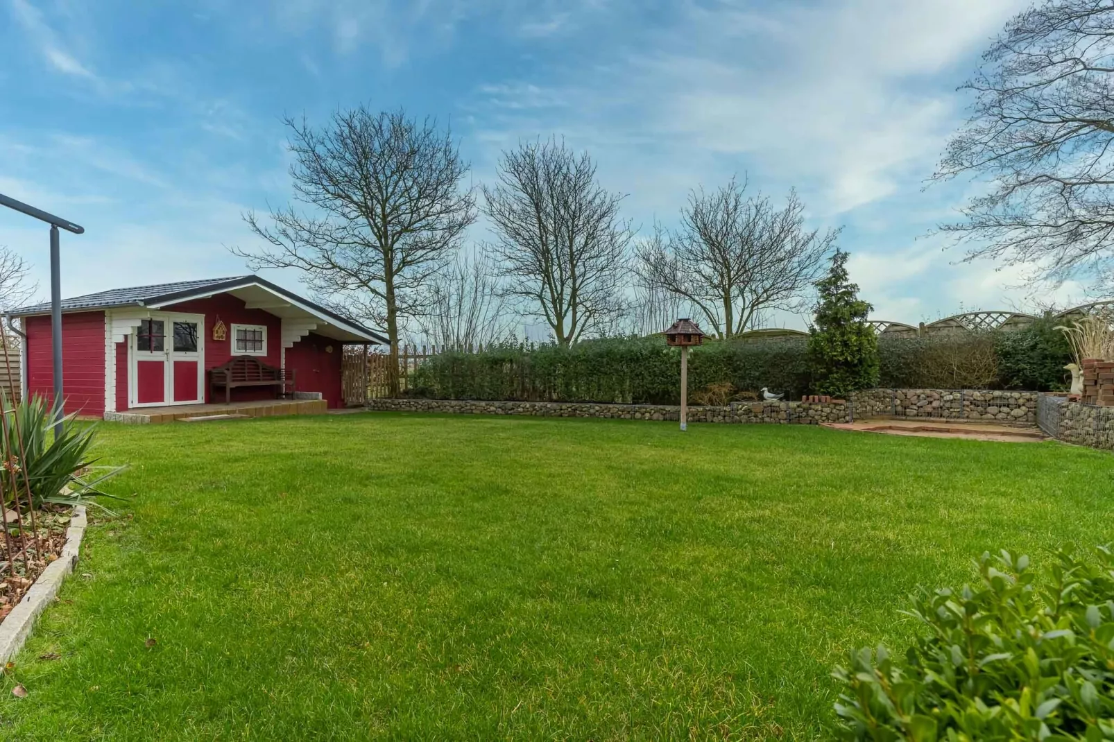 Ferienhaus Sturmschwalbe St Peter-Ording-Tuinen zomer