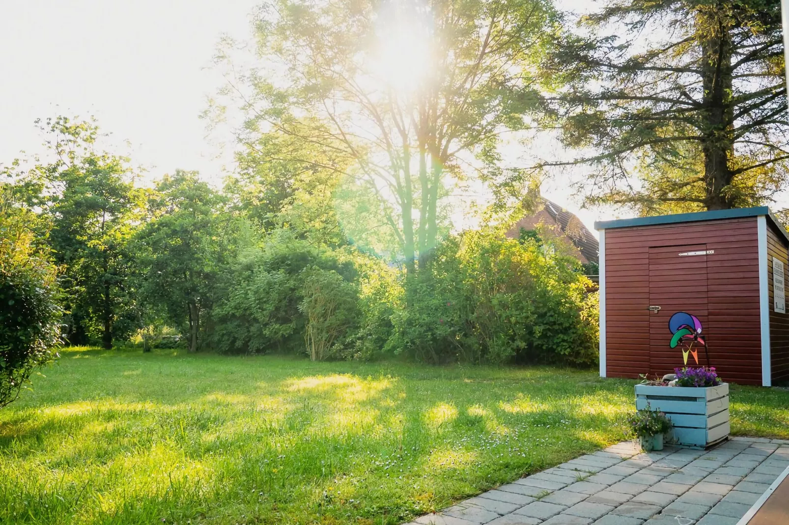 Ferienwohnung FriesennestSPO St Peter-Ording-Tuinen zomer