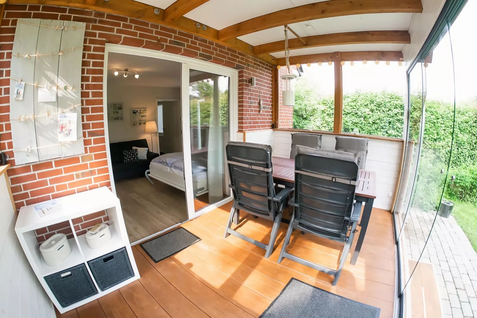 Ferienwohnung FriesennestSPO St Peter-Ording-Terrasbalkon