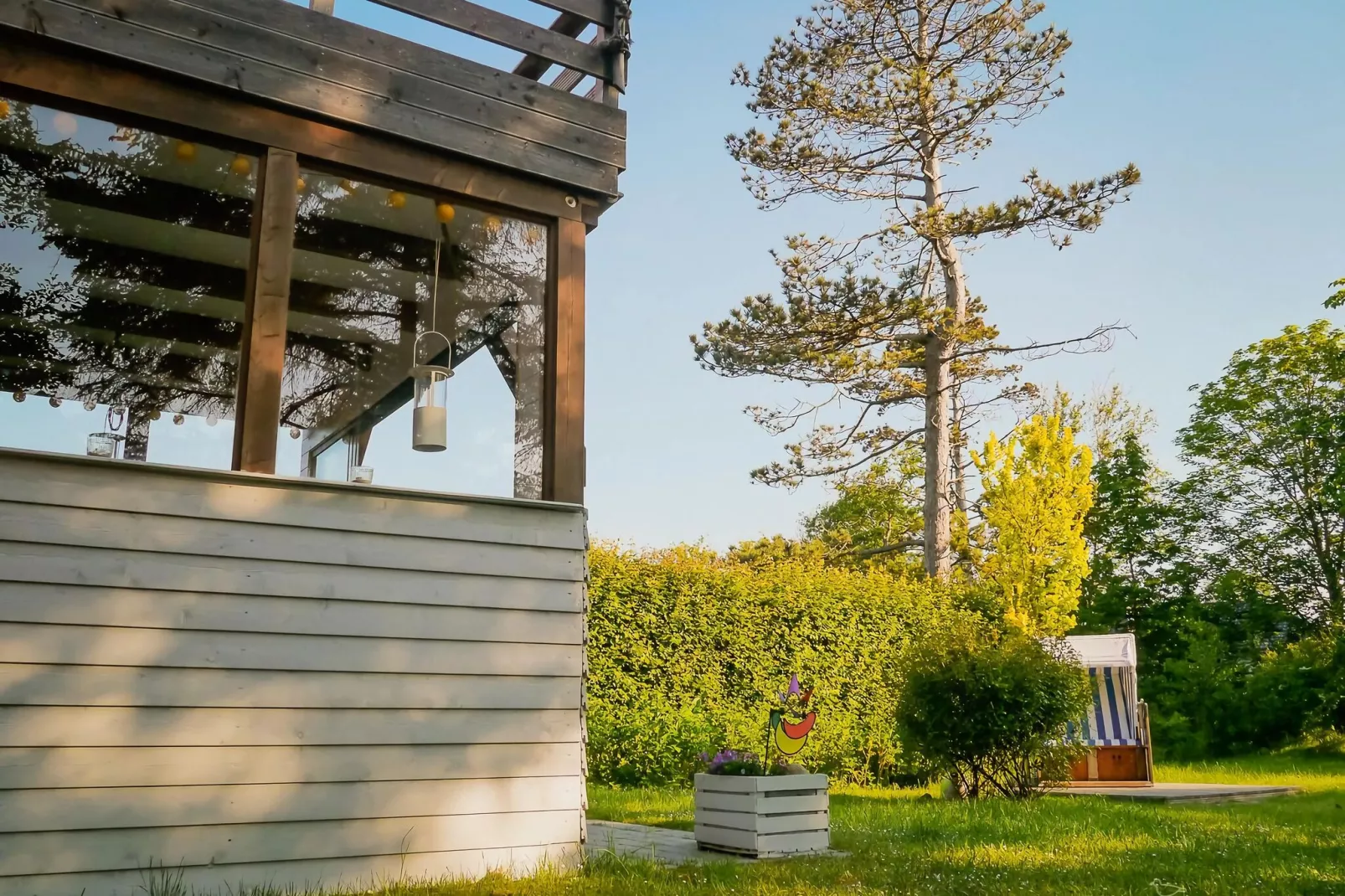 Ferienwohnung FriesennestSPO St Peter-Ording-Tuinen zomer