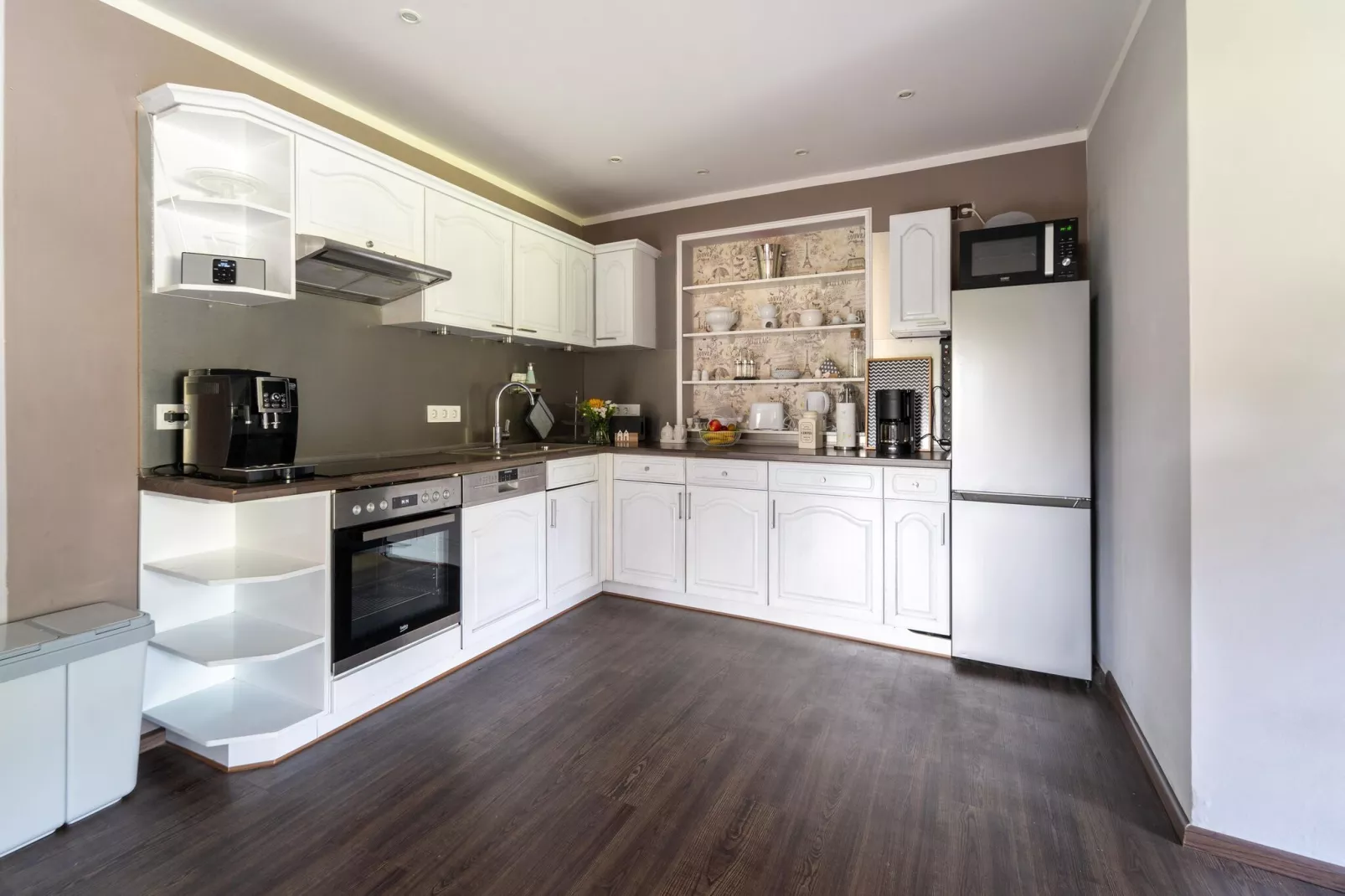 Modern appartement met zwembad in de Harz-Keuken