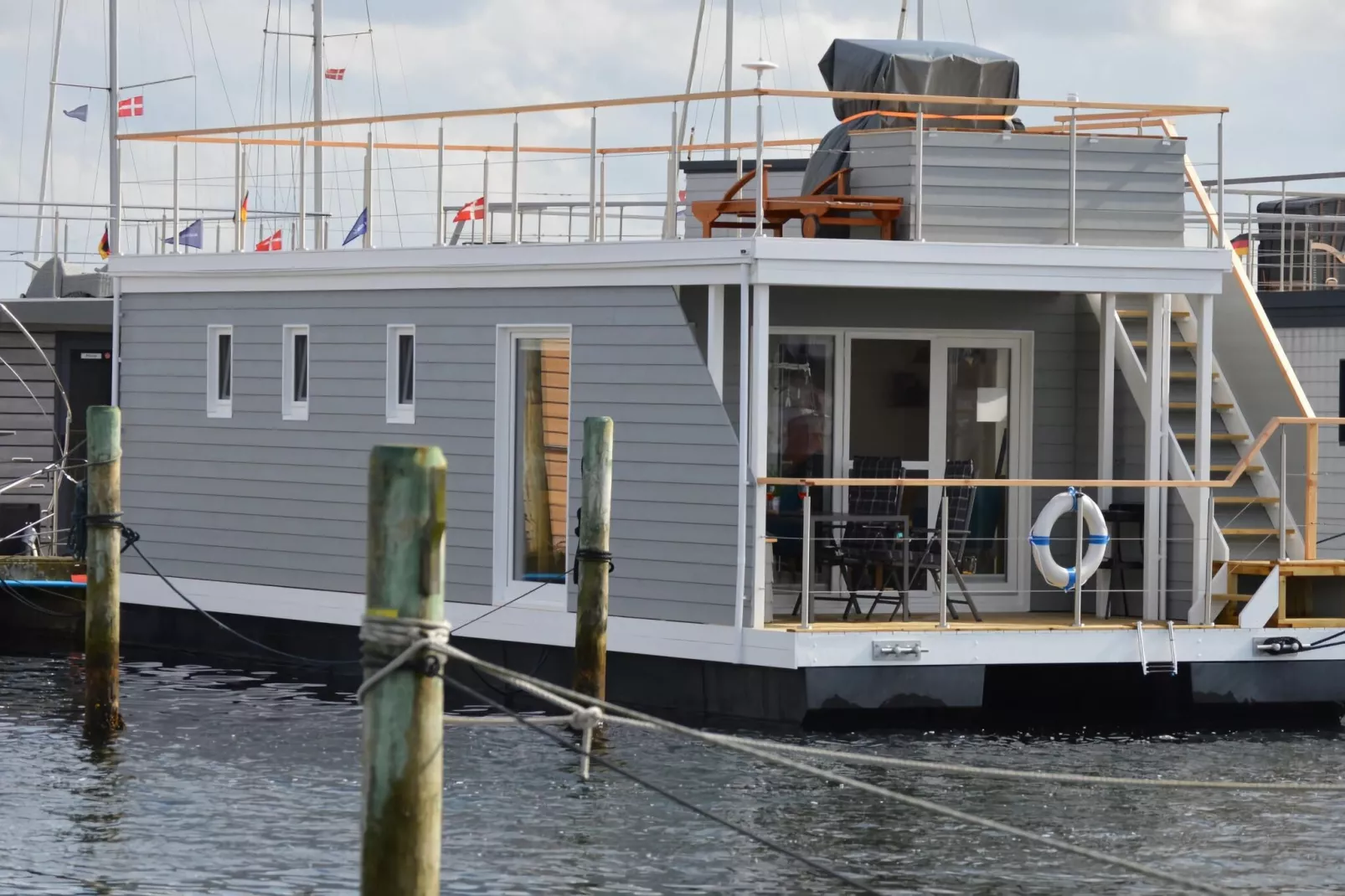 Hausboot Hecht 1-2 Personen-Buitenkant zomer