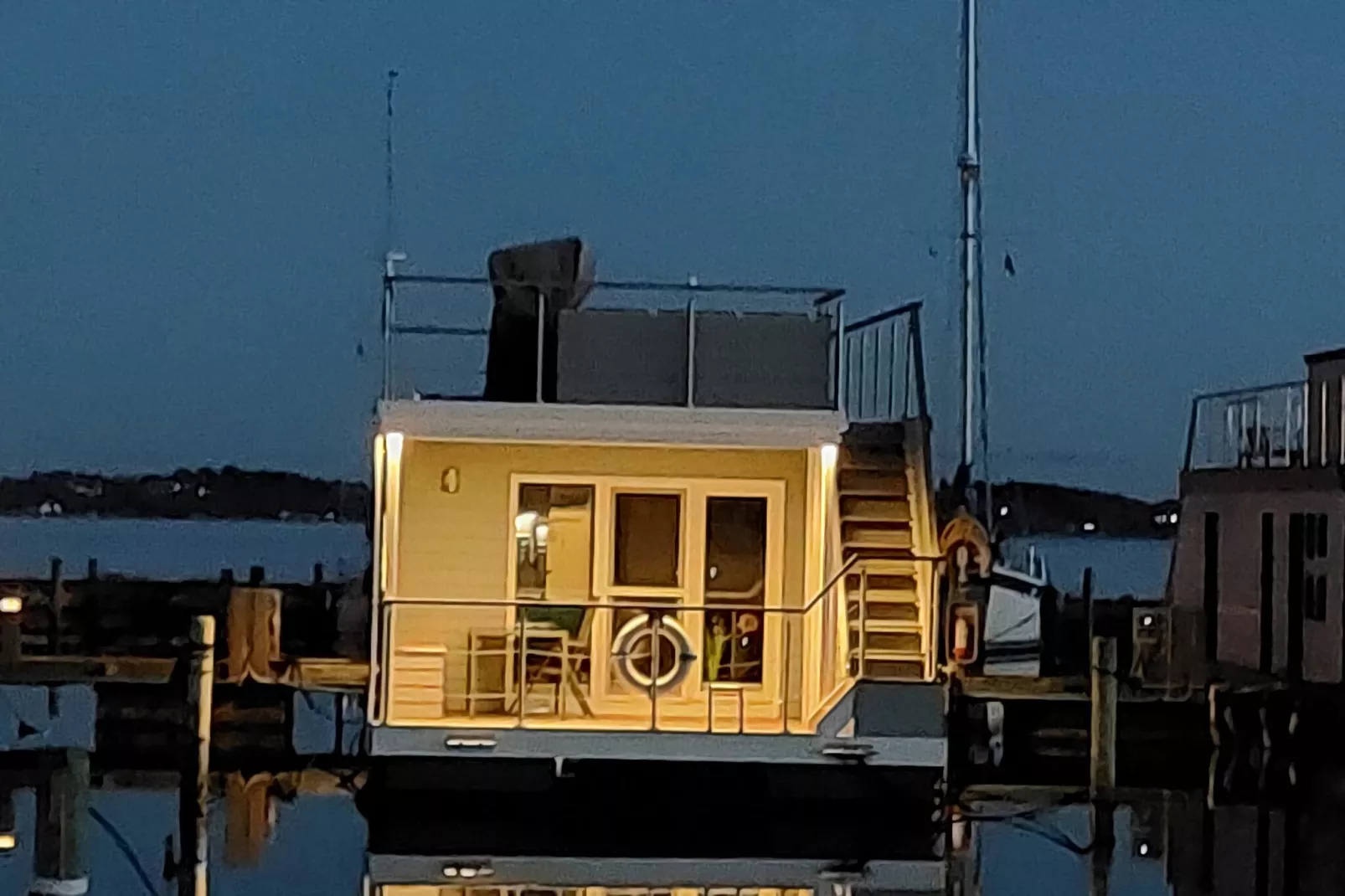 Hausboot Hecht / 3 Personen-Buitenkant zomer