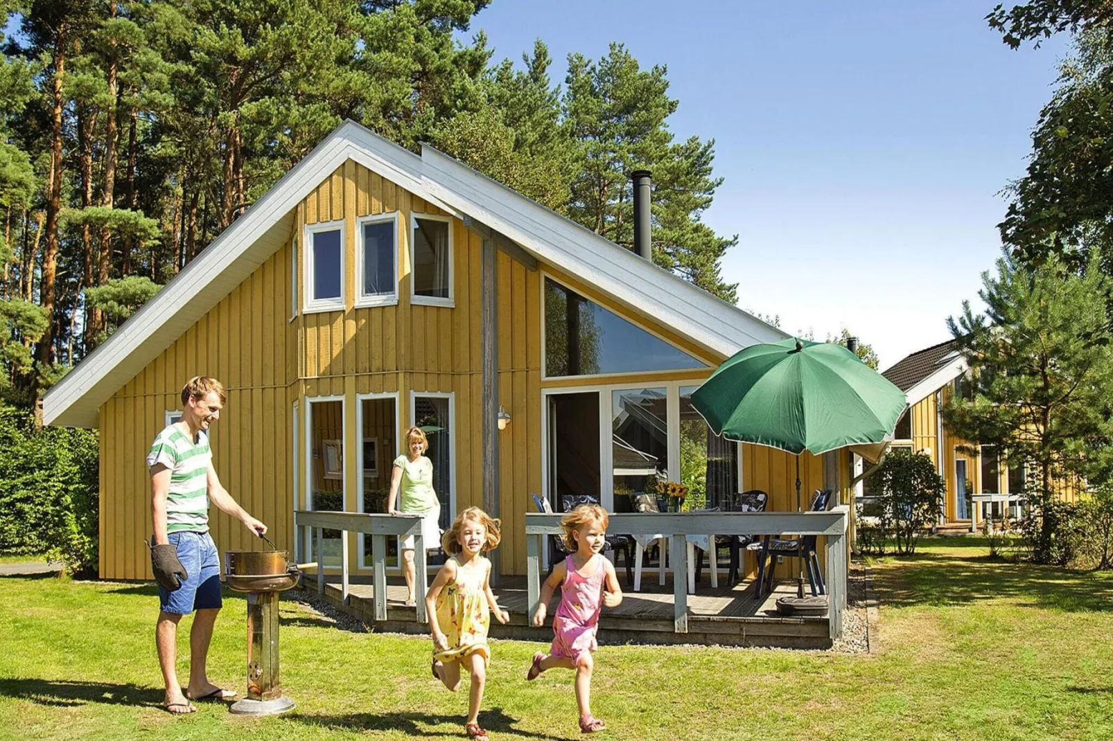 FH Wildgans Comfort mit Sauna & Kaminofen 81 qm-Gebieden zomer 1km