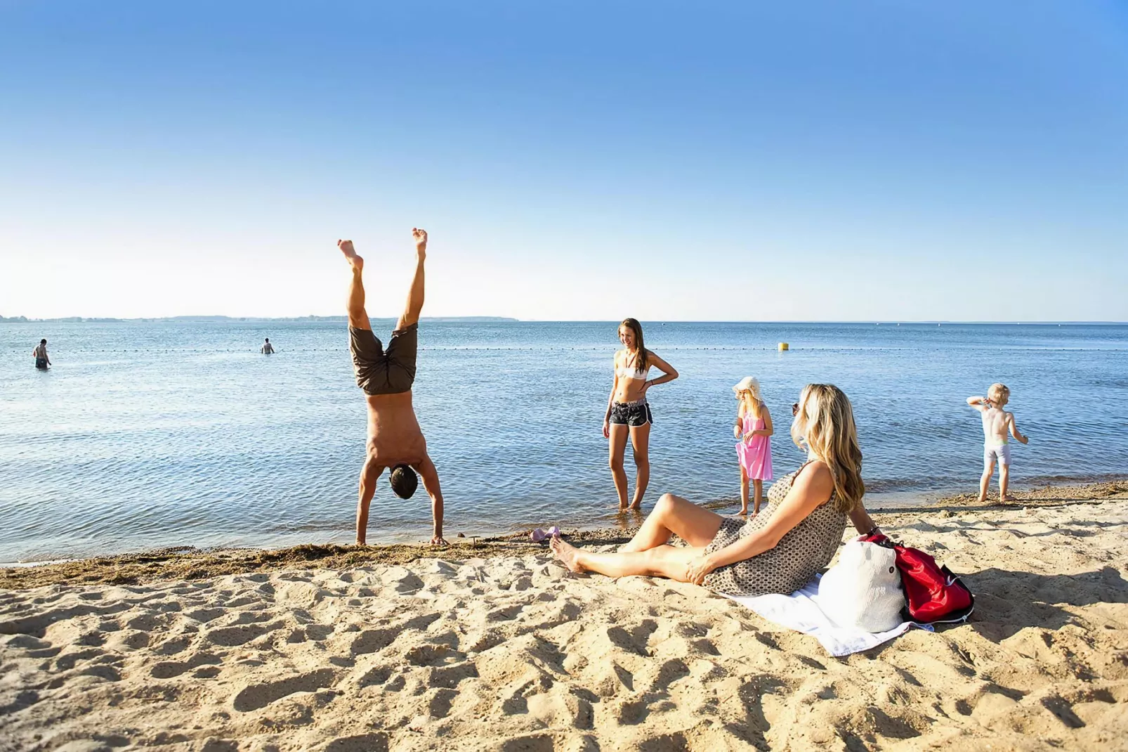 Ferienpark Müritz / Kapitänshaus Mitteldeck 63 qm-Gebieden zomer 5km