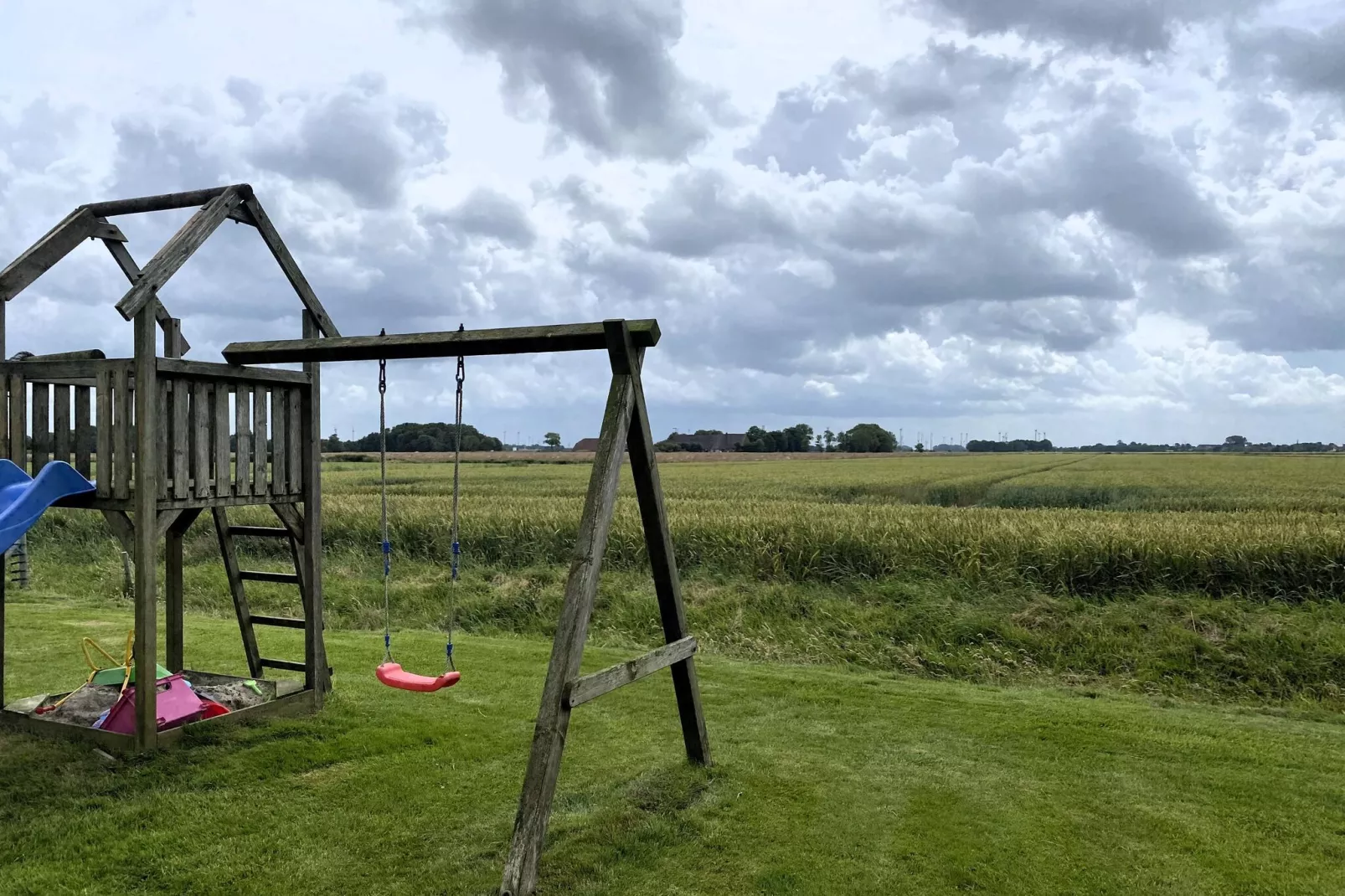 Fewo Wattkieker - Südseite-Tuinen zomer