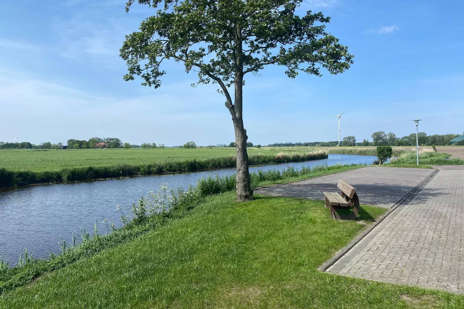 Ferienwohnung Dornumersiel-Uitzicht zomer