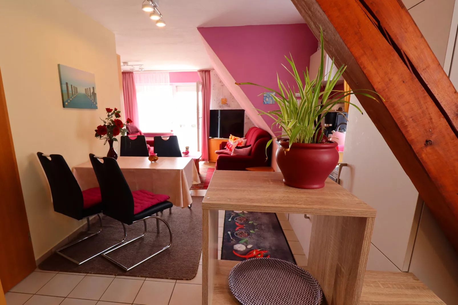 Apartments Stapel, Büsum-App.4 / 2 Raum App im OG, 42qm-Keuken