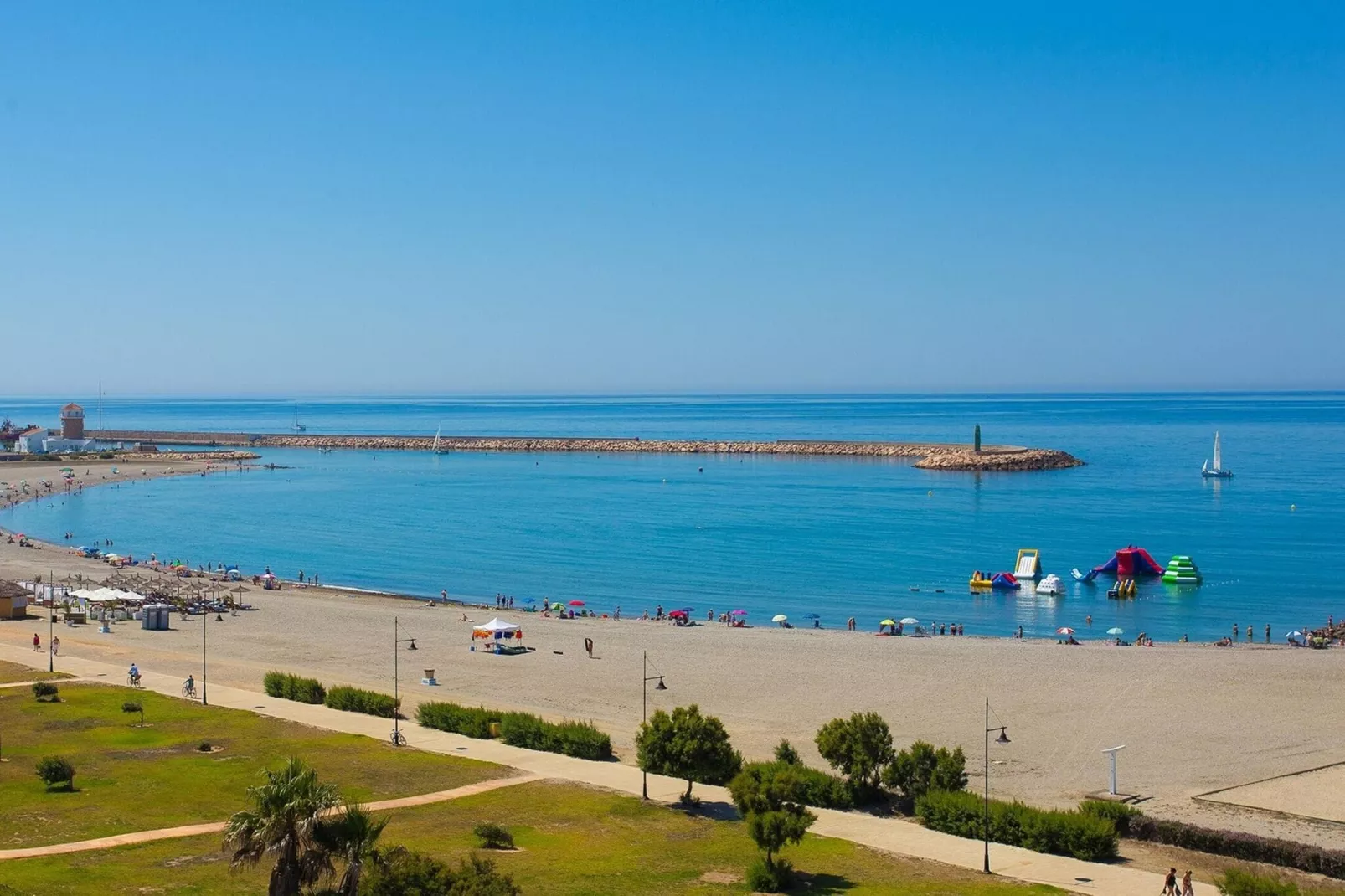 Puerto Deportivo 1-Gebieden zomer 1km