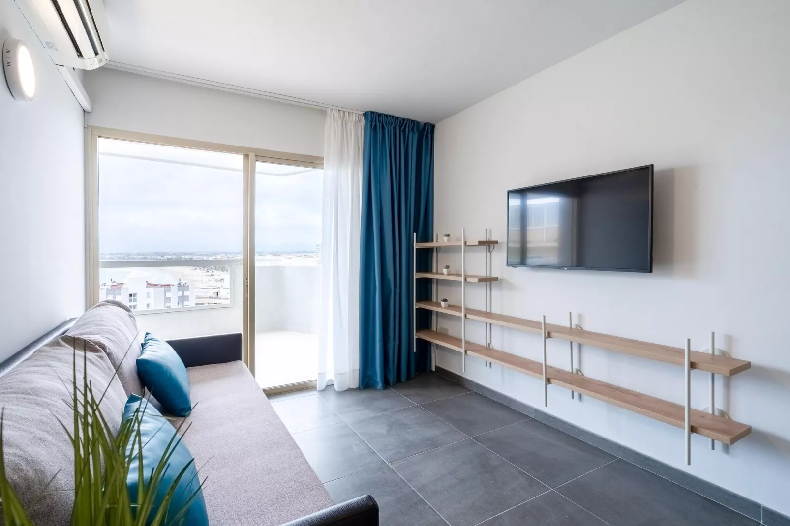 BLUE BEACH Apartments-Woonkamer